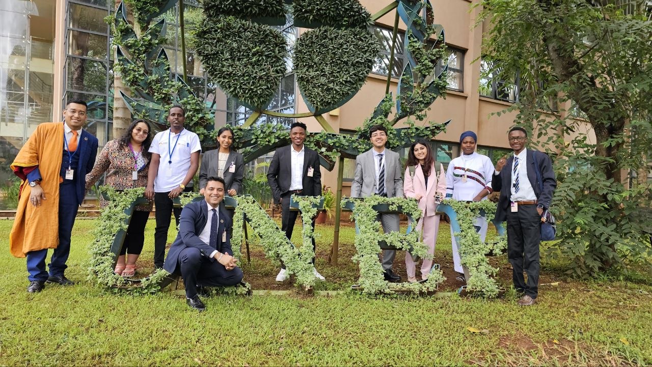 Biosphere Foundation team at UNEP